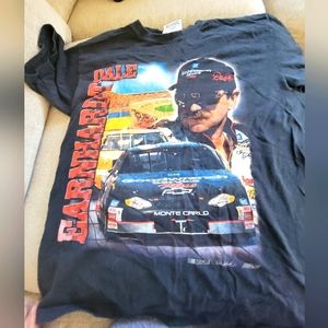 Mens Vintage Dale Earnhardt t-shirt, competitors view LG, Black shirt